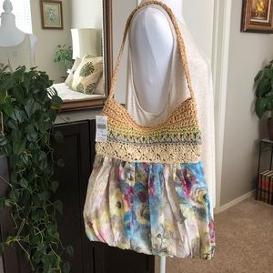 Cappelli Straworld Floral Purse - NWT